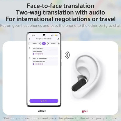 NE20 Earbuds, 2025 New NE20 AI Translation Earbuds in Real Time