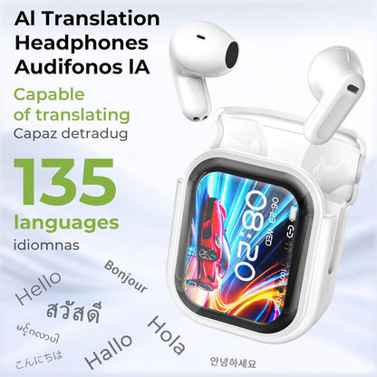 NE20 Earbuds, 2025 New NE20 AI Translation Earbuds in Real Time
